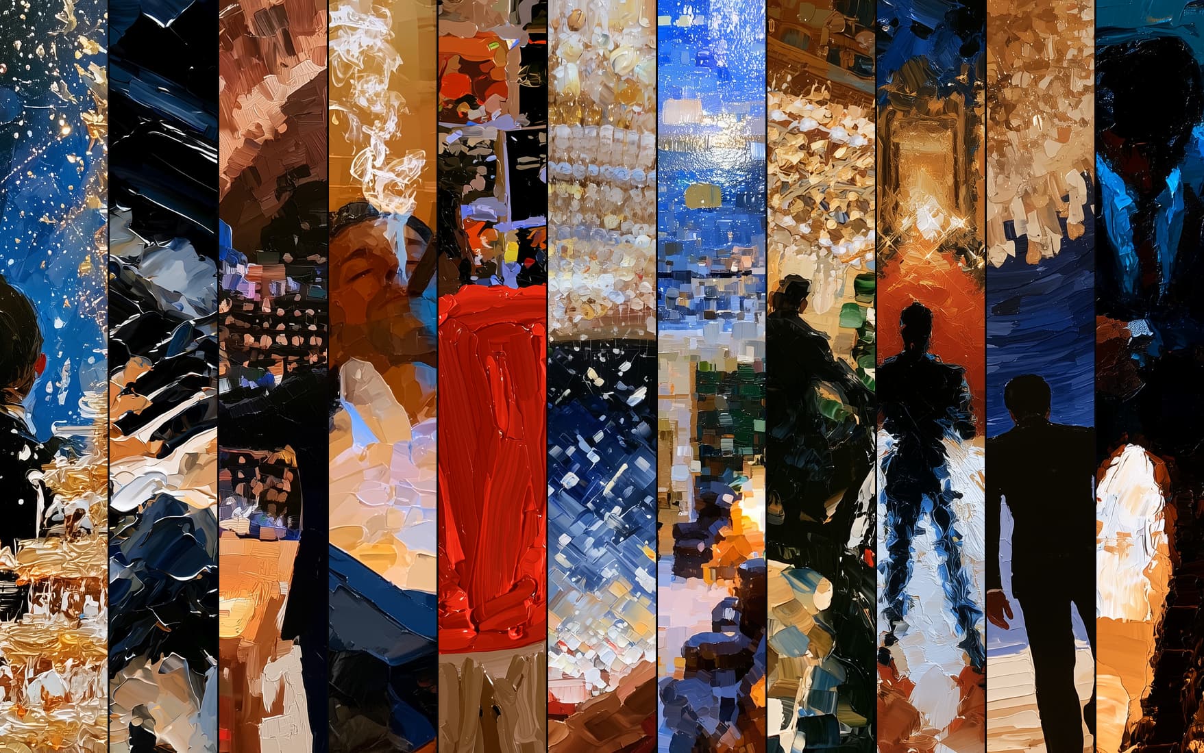 After Hours, 11 paintings