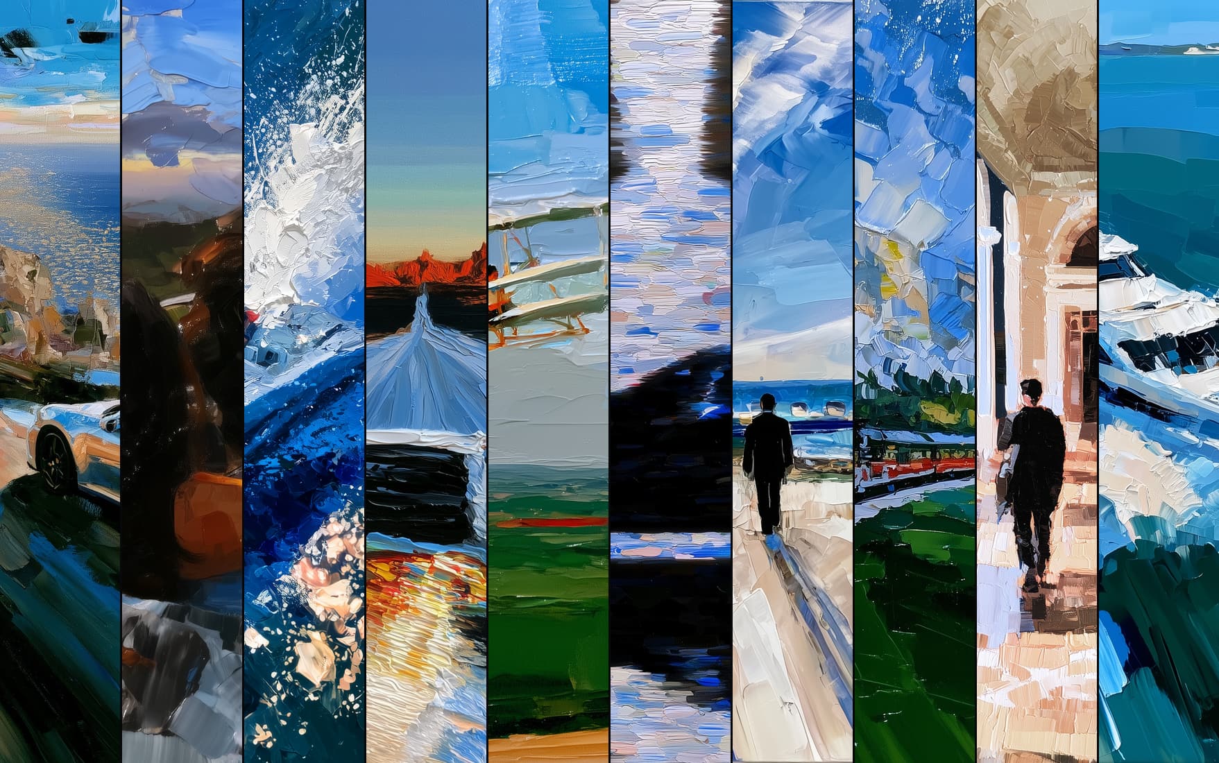 Machines, 10 paintings