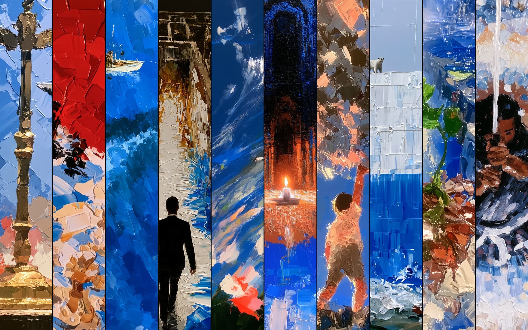 Nothing to Prove, 10 paintings